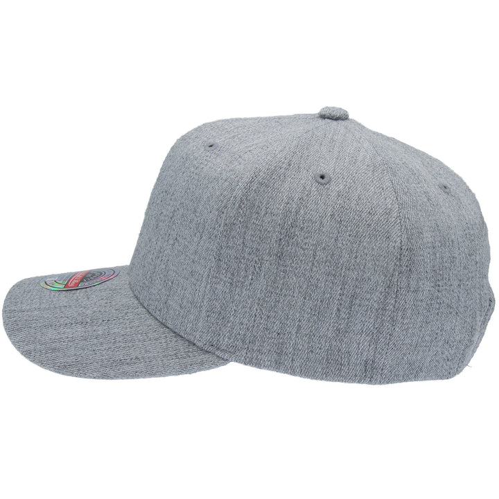 Blank Classic Red Snapback Mitchell &amp; Ness Heather Gray
