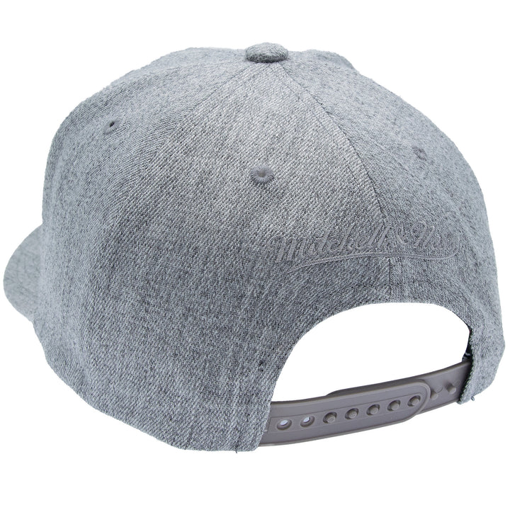 Blank Classic Red Snapback Mitchell &amp; Ness Heather Gray