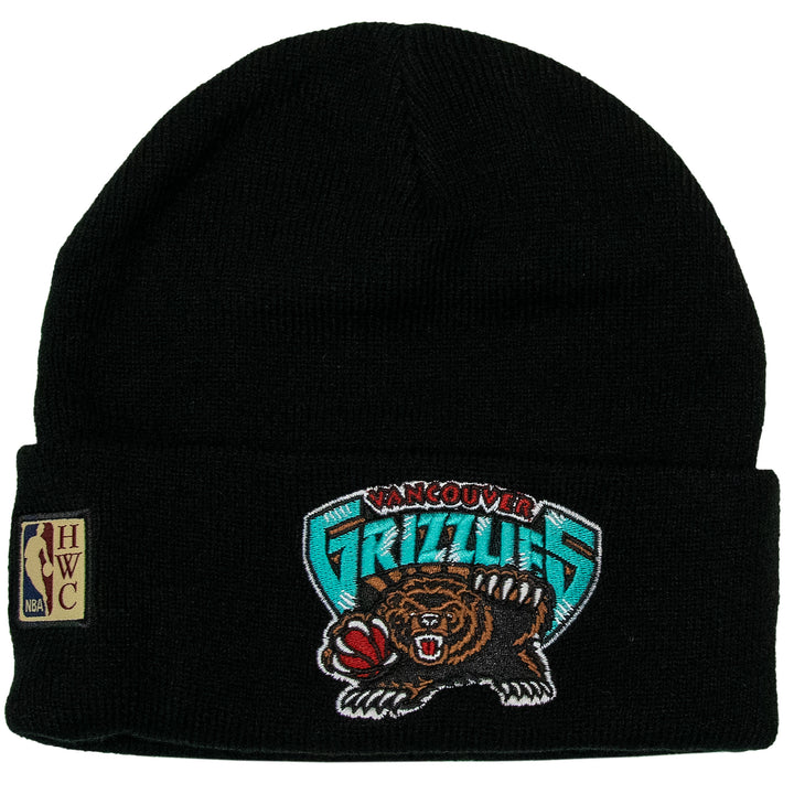 Vancouver Grizzlies NBA Embroidered Logo Beanie Mitchell &amp; Ness