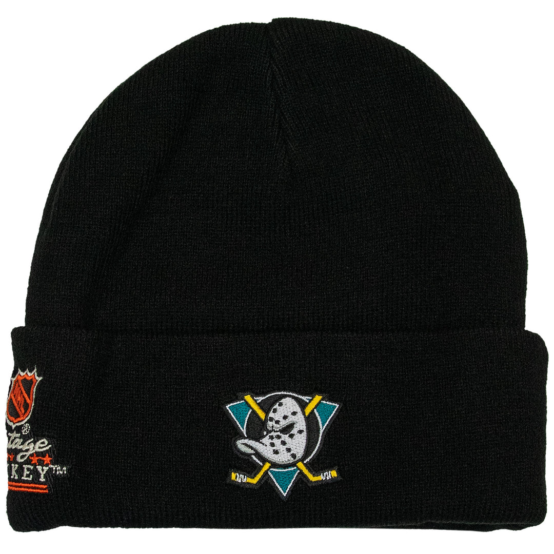 Anaheim Ducks NHL Embroidered Logo Beanie Mitchell &amp; Ness