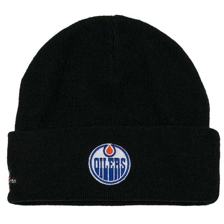 Edmonton Oilers NHL Embroidered Logo Beanie Mitchell &amp; Ness