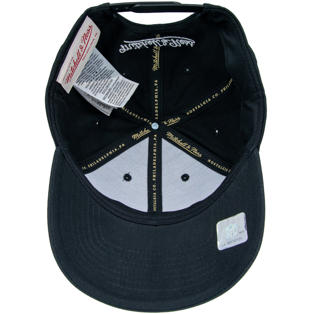 San Francisco 49ers NFL Team Logo Low Pro Snapback Mitchell &amp; Ness Black