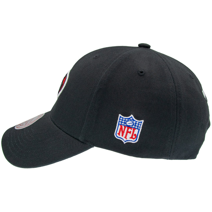 San Francisco 49ers NFL Team Logo Low Pro Snapback Mitchell &amp; Ness Black