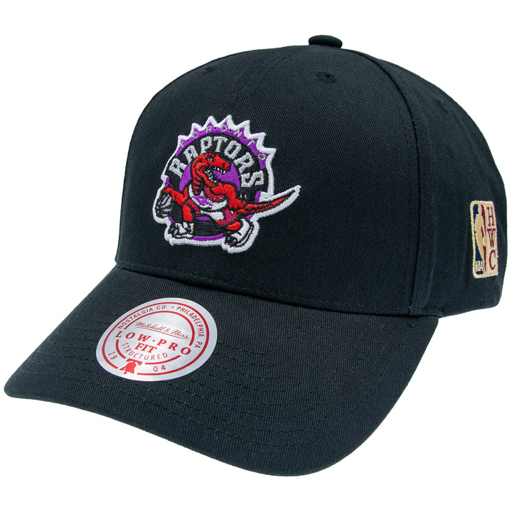 Toronto Raptors NBA Team Logo Low Pro Snapback Mitchell &amp; Ness Black