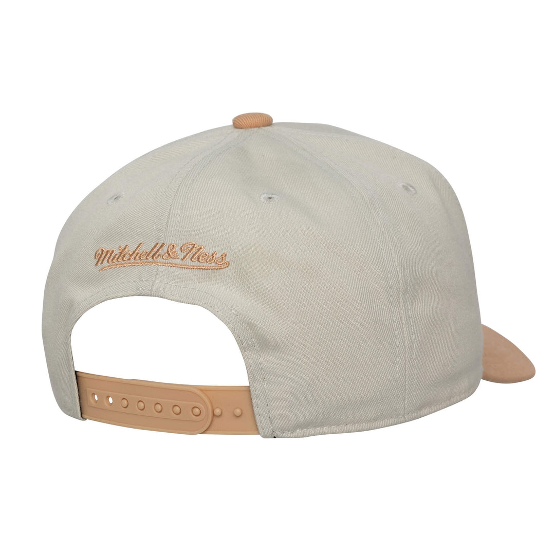 Los Angeles Lakers NBA Pro Pinch Snapback Mitchell &amp; Ness Chalk/Dust