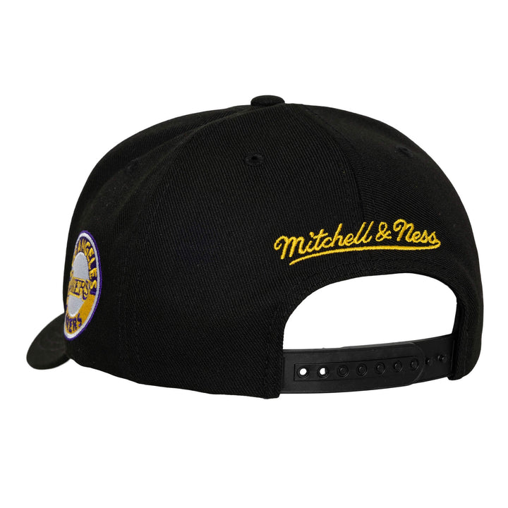 Los Angeles Lakers NBA Pro Pinch Snapback Mitchell &amp; Ness Black