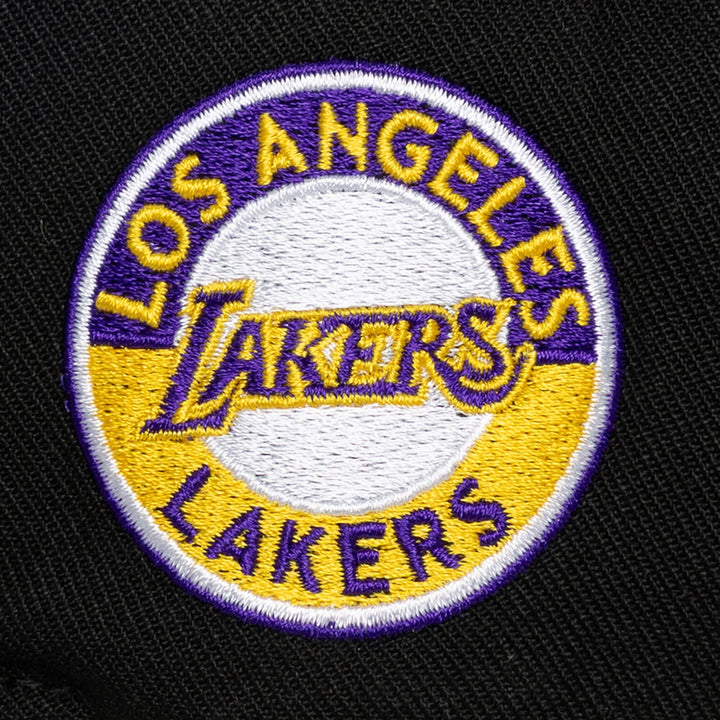 Los Angeles Lakers NBA Pro Pinch Snapback Mitchell &amp; Ness Black