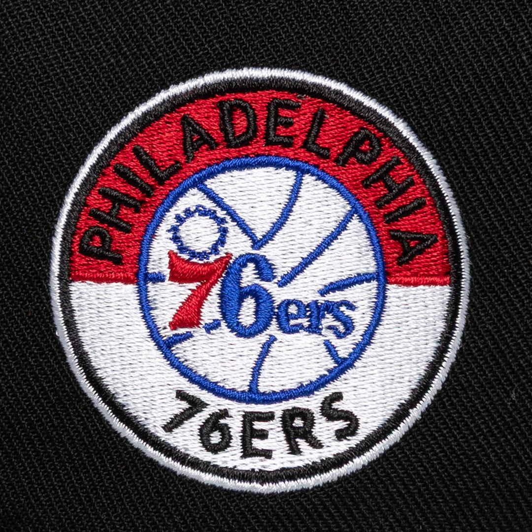Philadelphia 76ers  NBA Pro Pinch Snapback Mitchell &amp; Ness Black