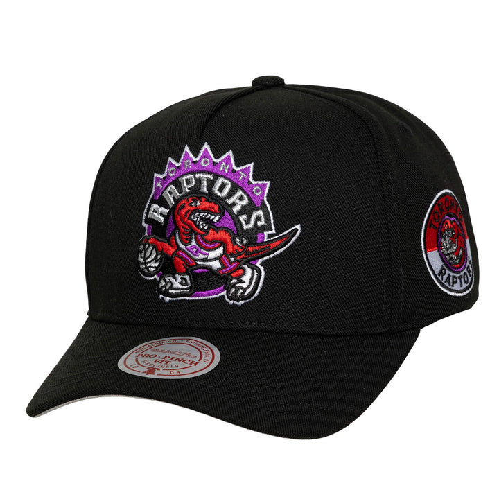 Toronto Raptors NBA Pro Pinch Snapback Mitchell &amp; Ness Black