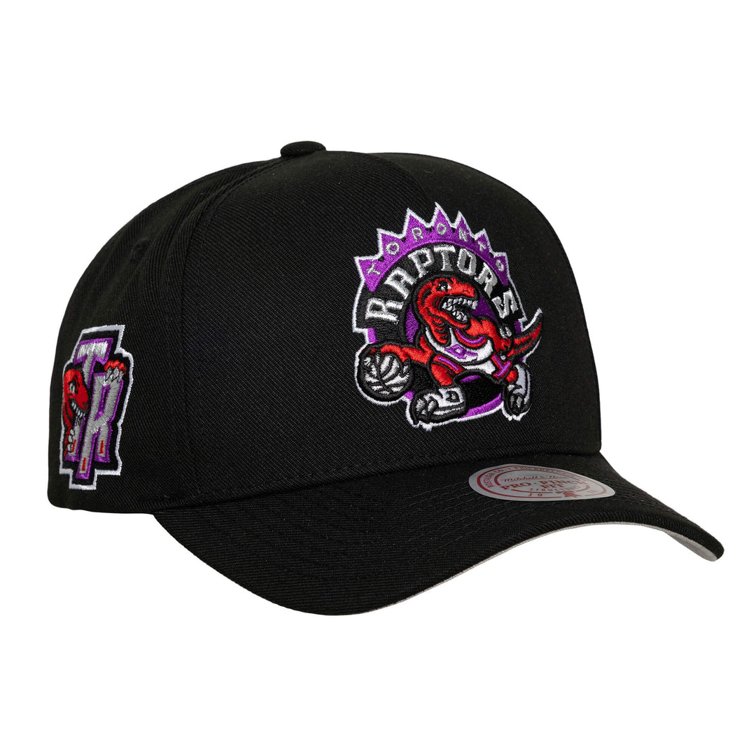 Toronto Raptors NBA Pro Pinch Snapback Mitchell &amp; Ness Black