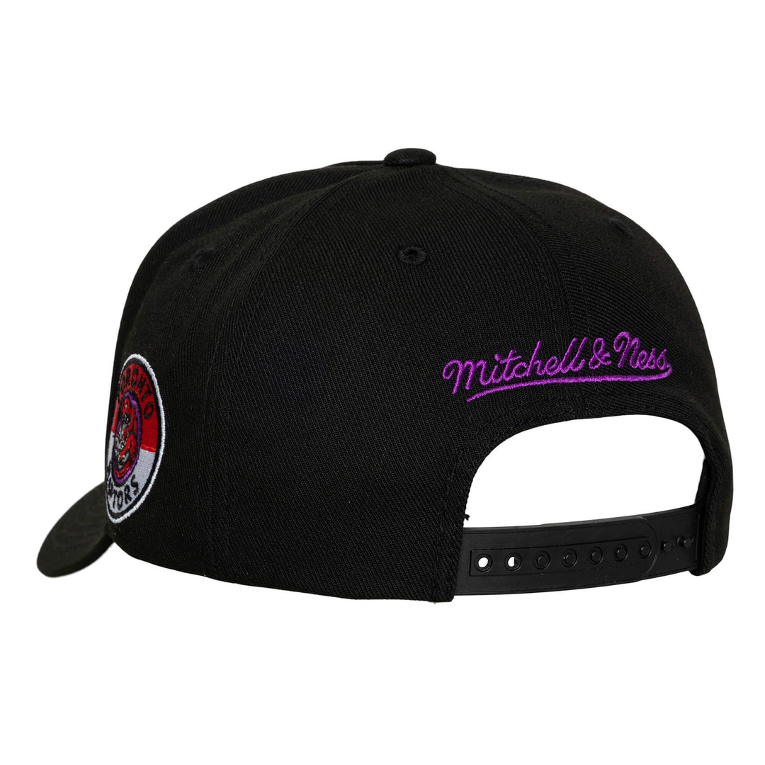 Toronto Raptors NBA Pro Pinch Snapback Mitchell &amp; Ness Black