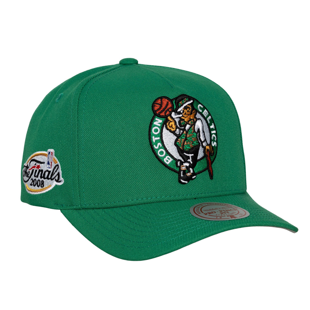 Boston Celtics NBA Pro Pinch Snapback Mitchell &amp; Ness Green