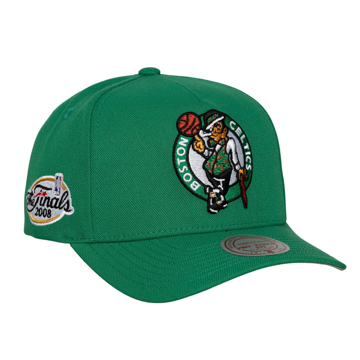 Boston Celtics NBA Pro Pinch Snapback Mitchell &amp; Ness Green