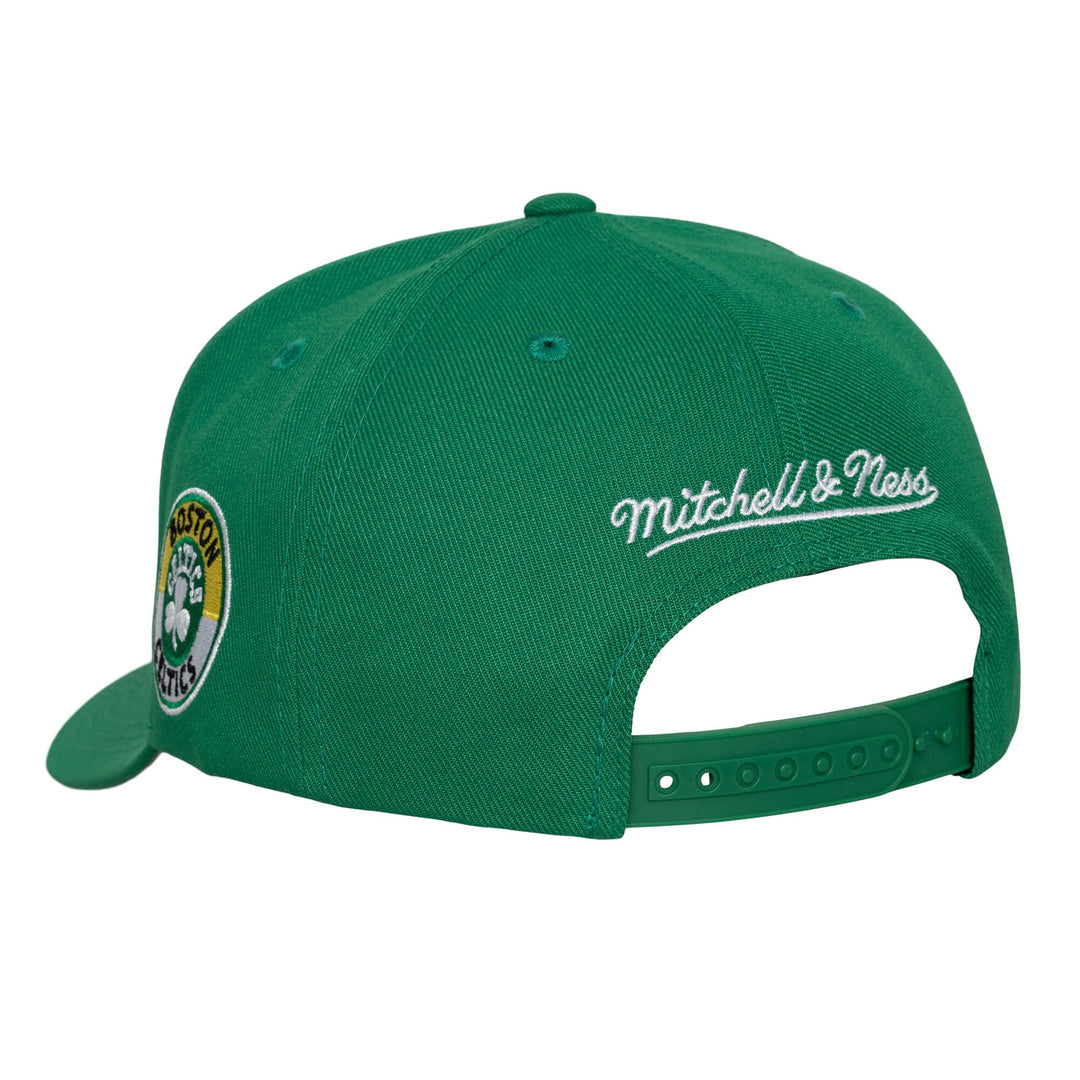 Boston Celtics NBA Pro Pinch Snapback Mitchell &amp; Ness Green