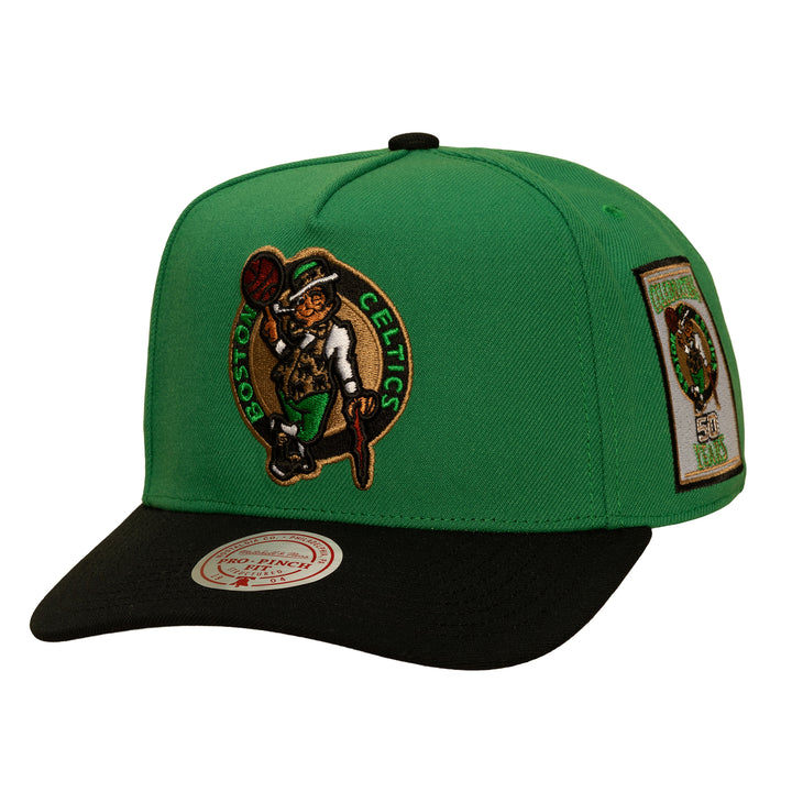 Boston Celtics NBA In the City Pro Snapback Mitchell &amp; Ness Green