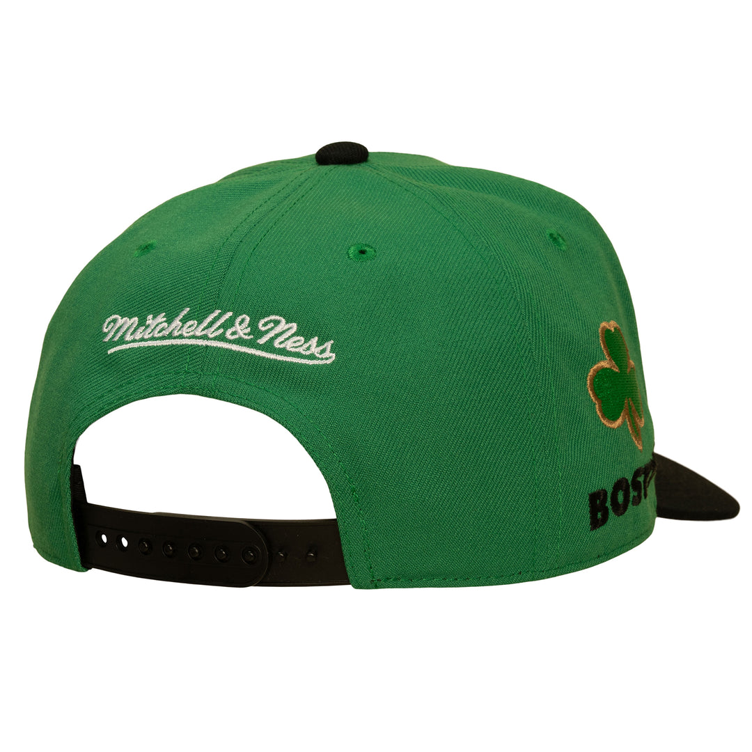 Boston Celtics NBA In the City Pro Snapback Mitchell &amp; Ness Green