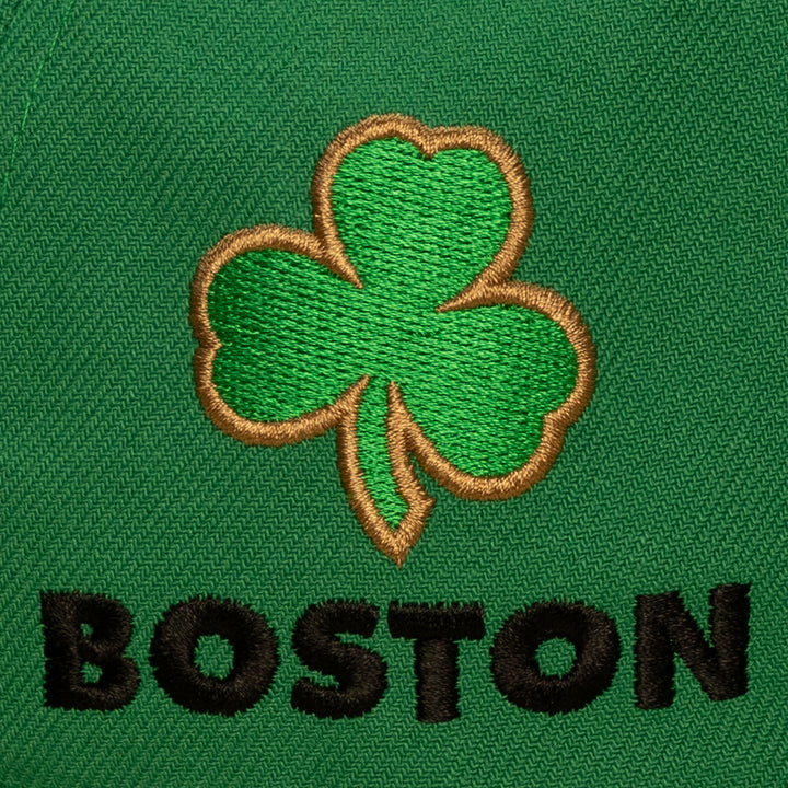 Boston Celtics NBA In the City Pro Snapback Mitchell &amp; Ness Green
