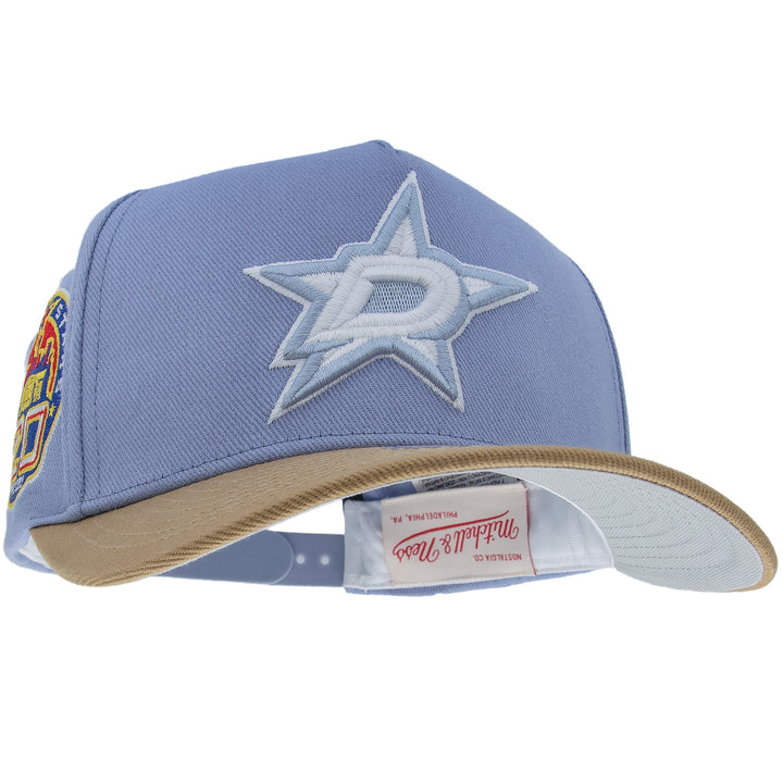Dallas Stars NHL Blue Khaki Pro Crown Snapback Mitchell &amp; Ness