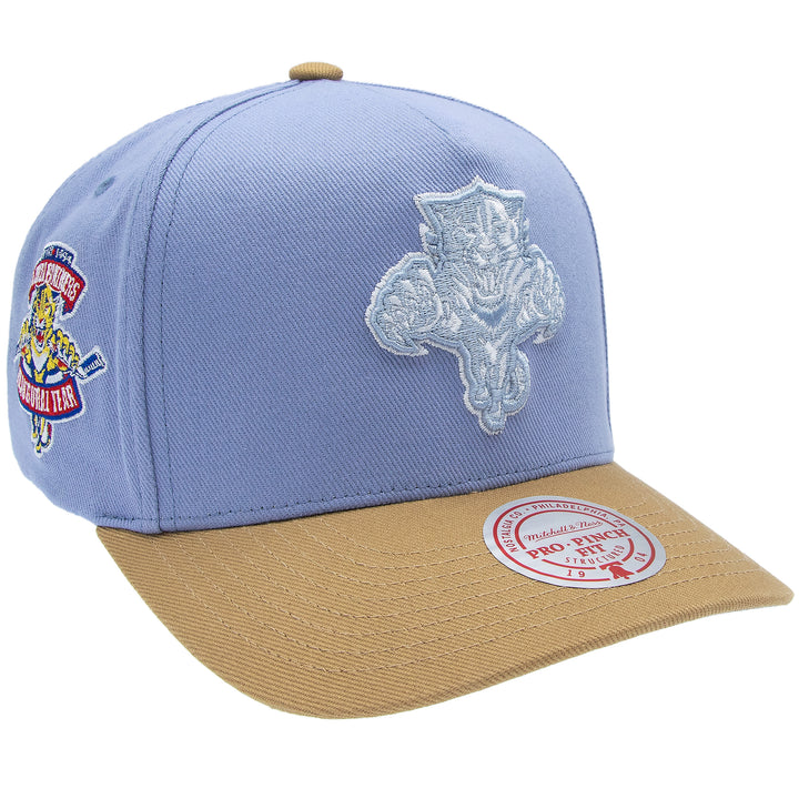Florida Panthers NHL Blue Khaki Pro Crown Snapback Mitchell &amp; Ness