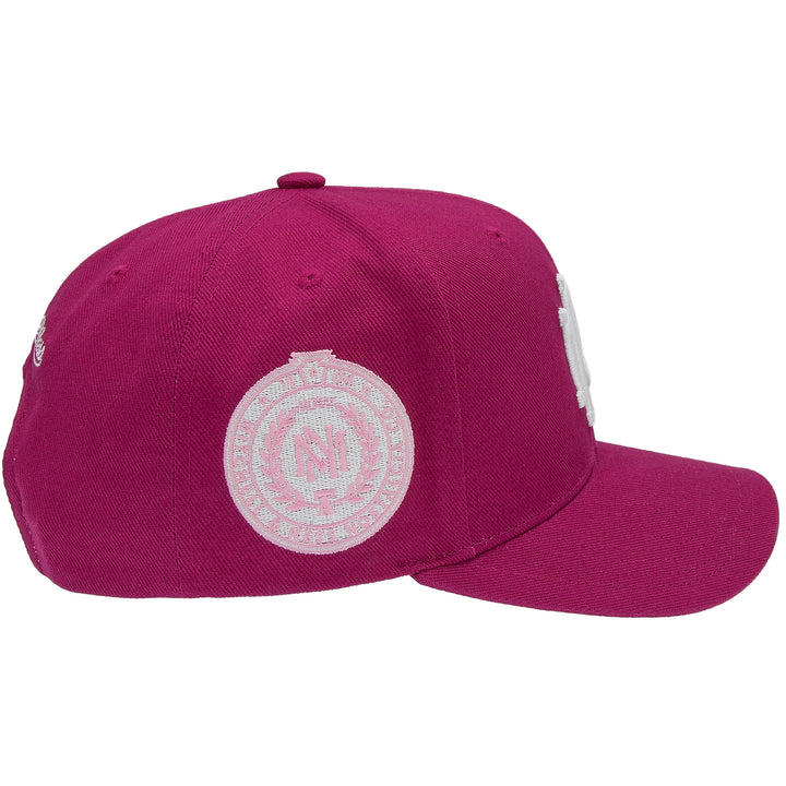 Branded Purple Pink Pro Crown Snapback Mitchell &amp; Ness