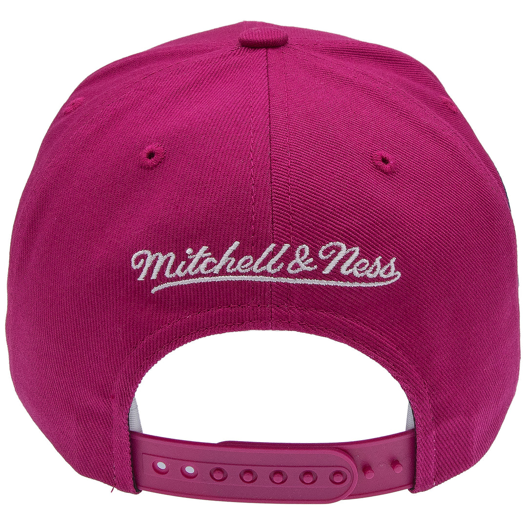 Branded Purple Pink Pro Crown Snapback Mitchell &amp; Ness