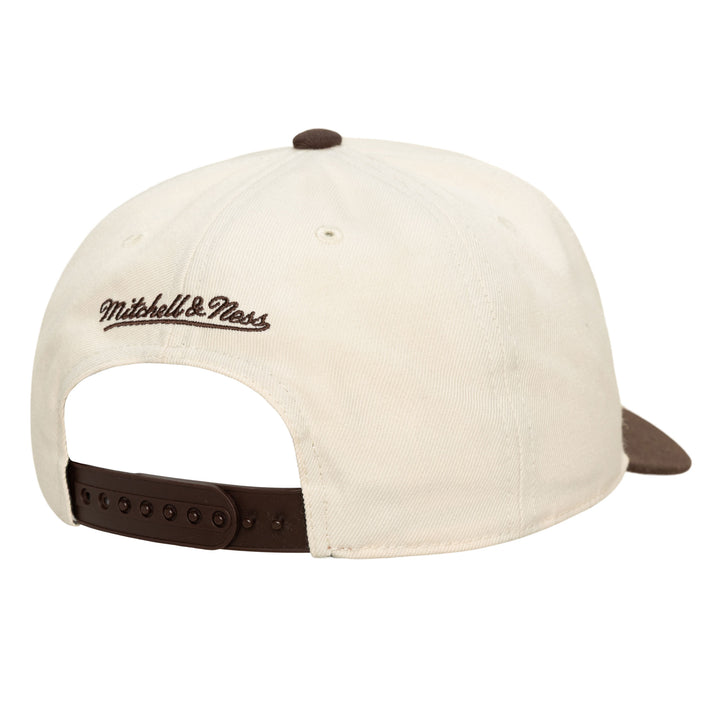 Boston Celtics NBA Pro Snapback Mitchell &amp; Ness Cream/Brown