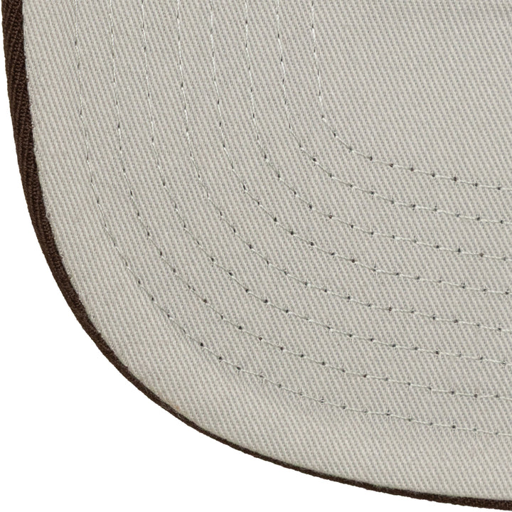 Philadelphia 76ers NBA Pro Snapback Mitchell &amp; Ness Cream/Brown