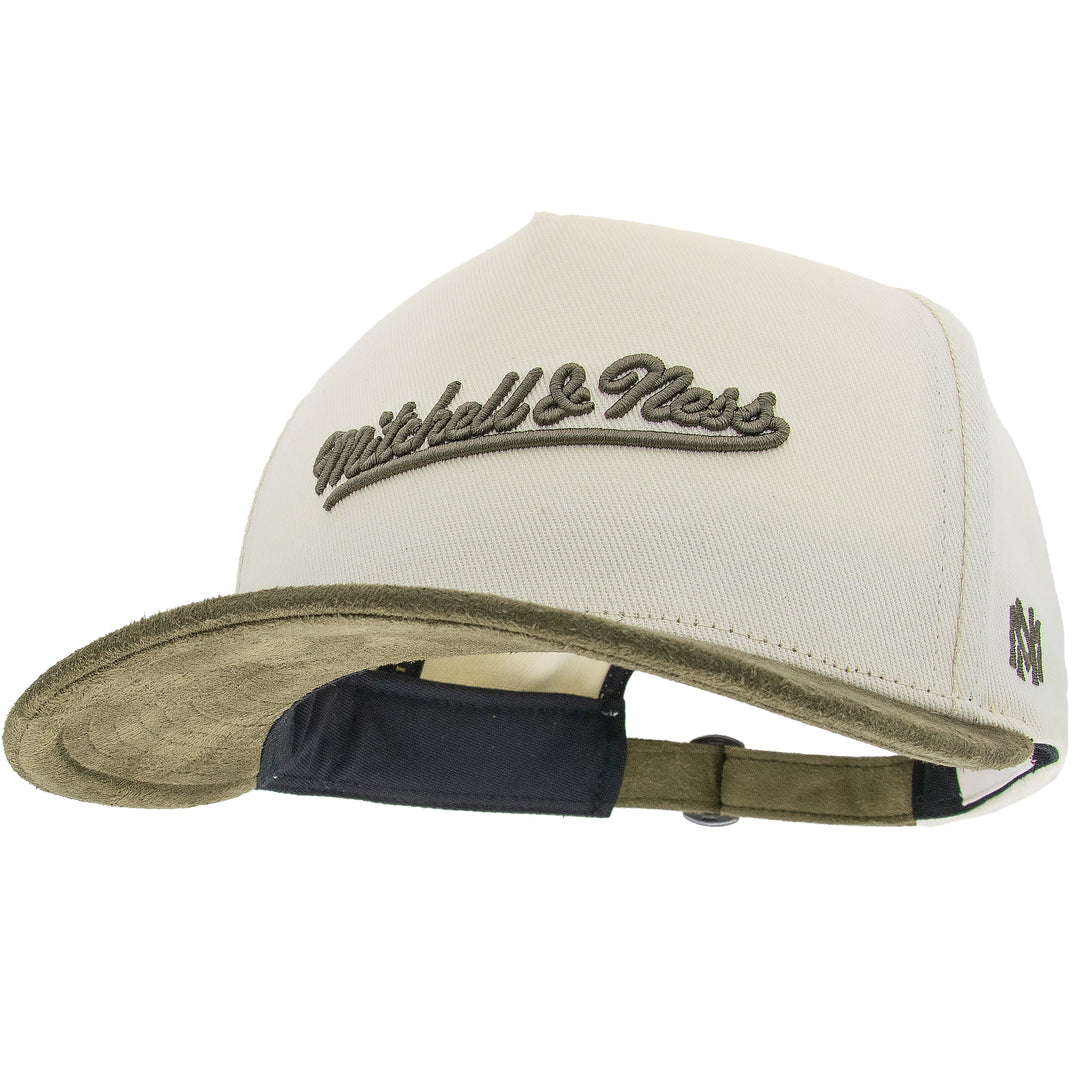 Mitchell &amp; Ness Branded Luxury Script Pro Pinch Snapback Green