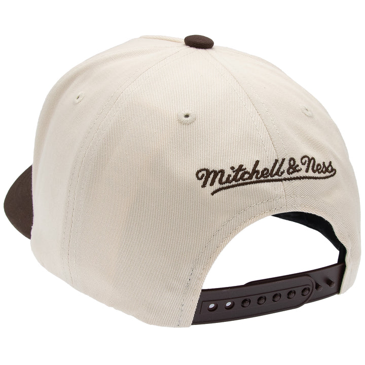 Cleveland Cavaliers NBA Coconut Cream Pro Pinch Snapback Mitchell &amp; Ness
