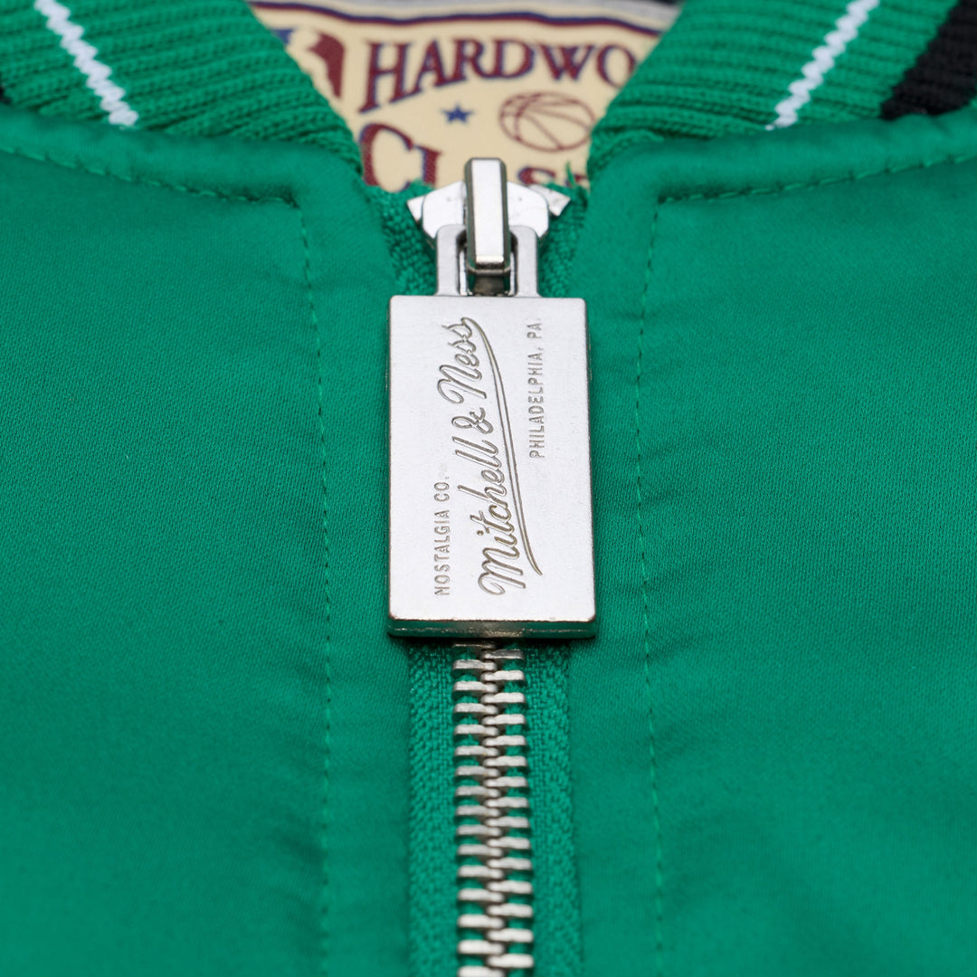 Boston Celtics NBA Throw It Back Heavyweight Satin Jacket Mitchell &amp; Ness