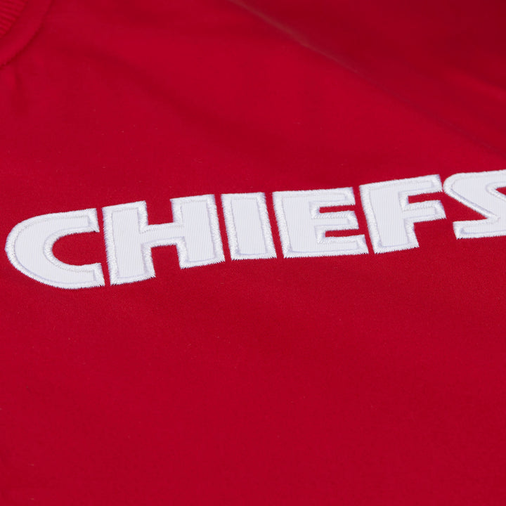 Kansas City Chiefs NFL Throw It Back Heavyweight Satin Jacket Mitchell &amp; Ness