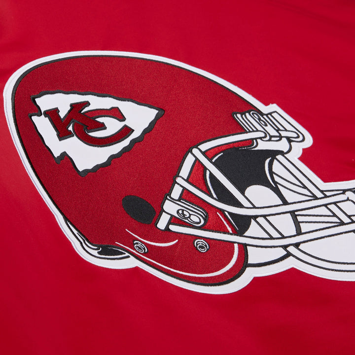 Kansas City Chiefs NFL Throw It Back Heavyweight Satin Jacket Mitchell &amp; Ness