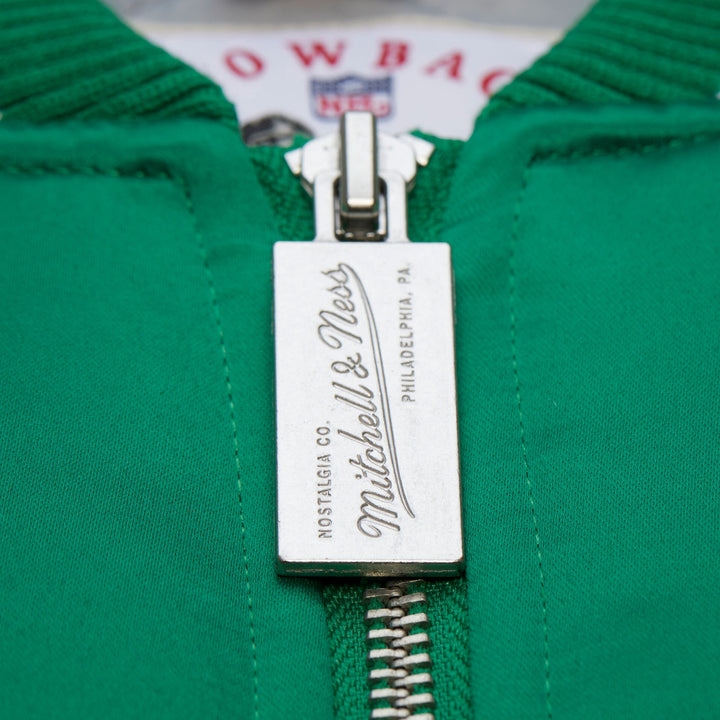 Philadelphia Eagles NFL Throw It Back Heavyweight Satin Jacket Mitchell &amp; Ness