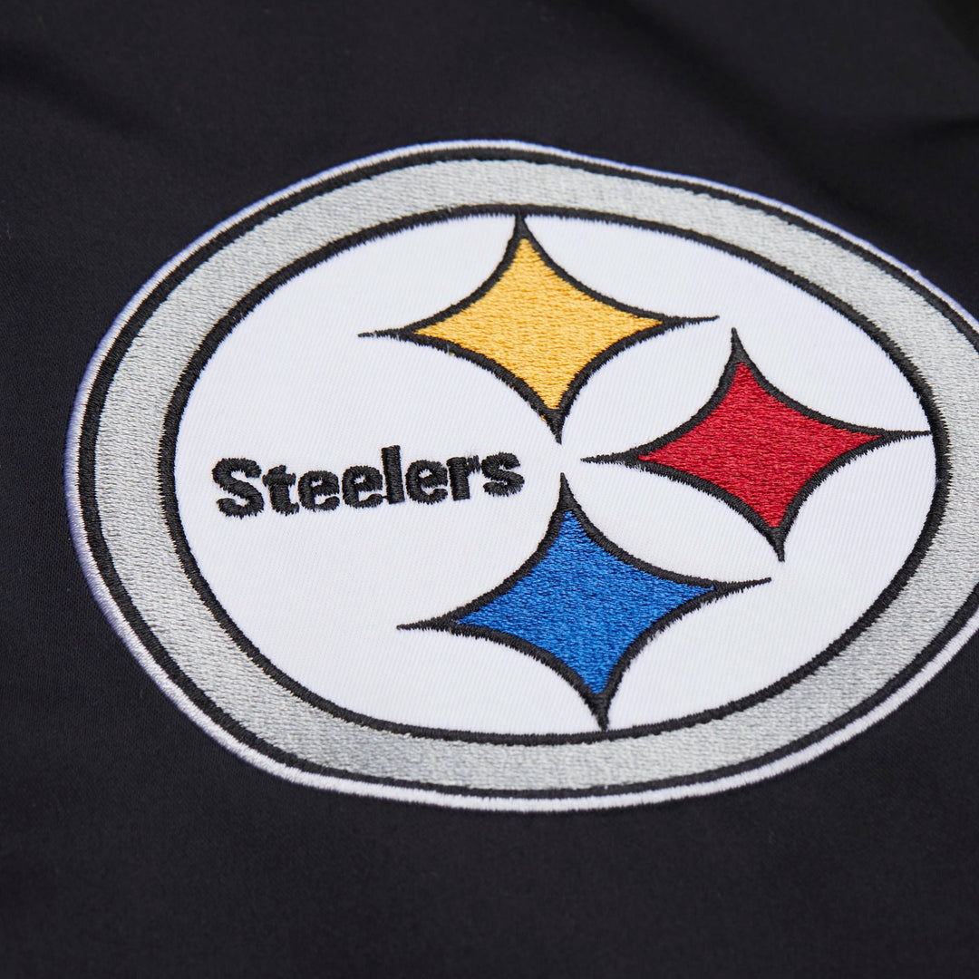 Pittsburgh Steelers NFL Throw It Back Heavyweight Satin Jacket Mitchell &amp; Ness