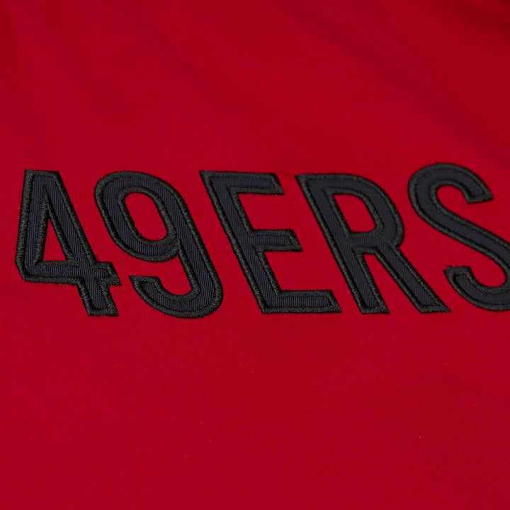 San Francisco 49ers NFL Throw It Back Heavyweight Satin Jacket Mitchell &amp; Ness