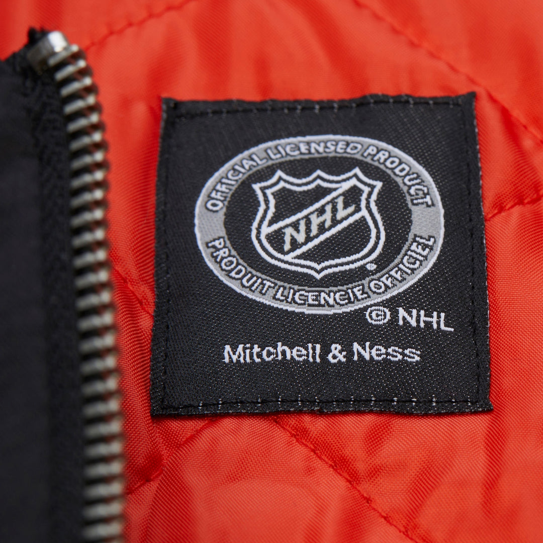 Anaheim Ducks NHL Throw It Back Heavyweight Satin Jacket Mitchell &amp; Ness