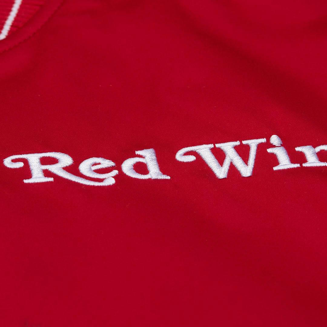 Detroit Red Wings NHL Throw It Back Heavyweight Satin Jacket Mitchell &amp; Ness
