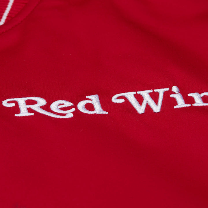 Detroit Red Wings NHL Throw It Back Heavyweight Satin Jacket Mitchell &amp; Ness