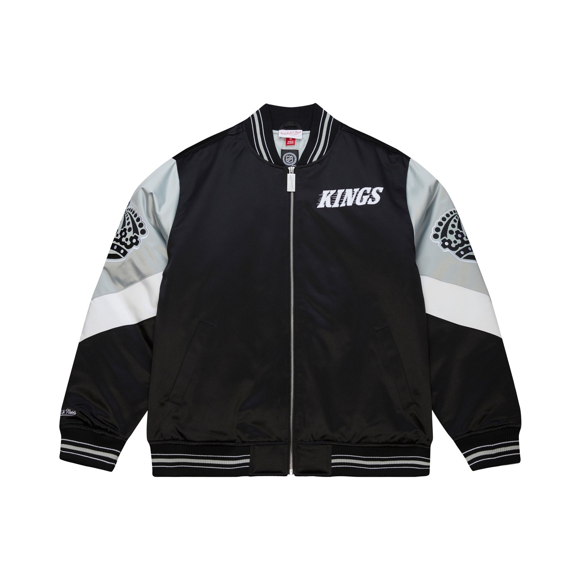 Los Angeles Kings NHL Throw It Back Heavyweight Satin Jacket
