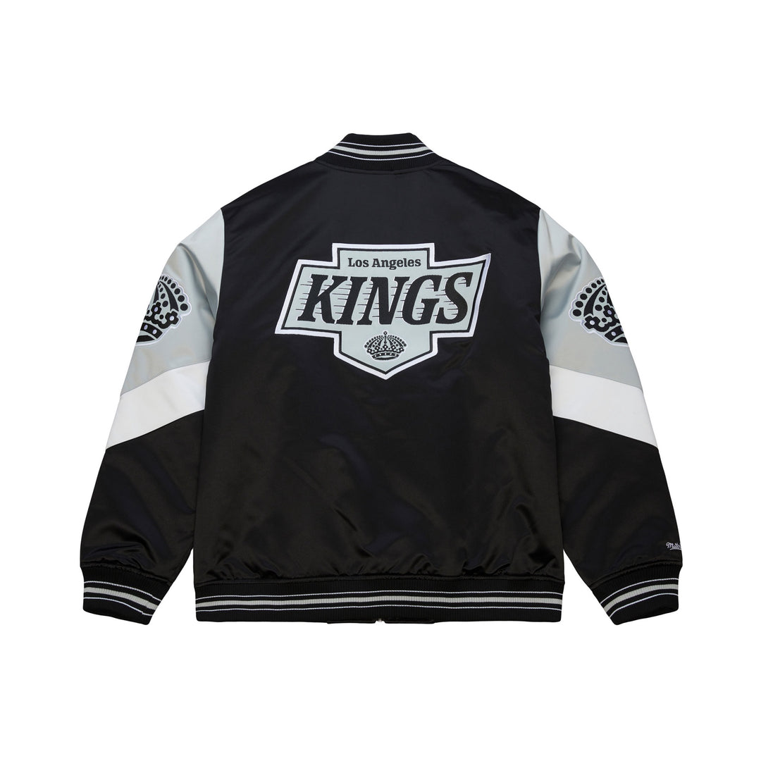 Los Angeles Kings NHL Throw It Back Heavyweight Satin Jacket Mitchell &amp; Ness