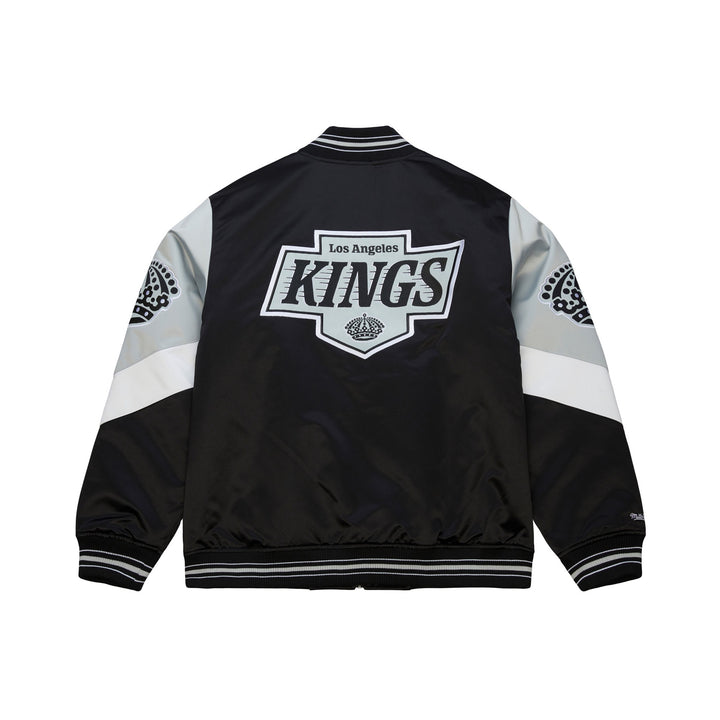 Los Angeles Kings NHL Throw It Back Heavyweight Satin Jacket Mitchell &amp; Ness