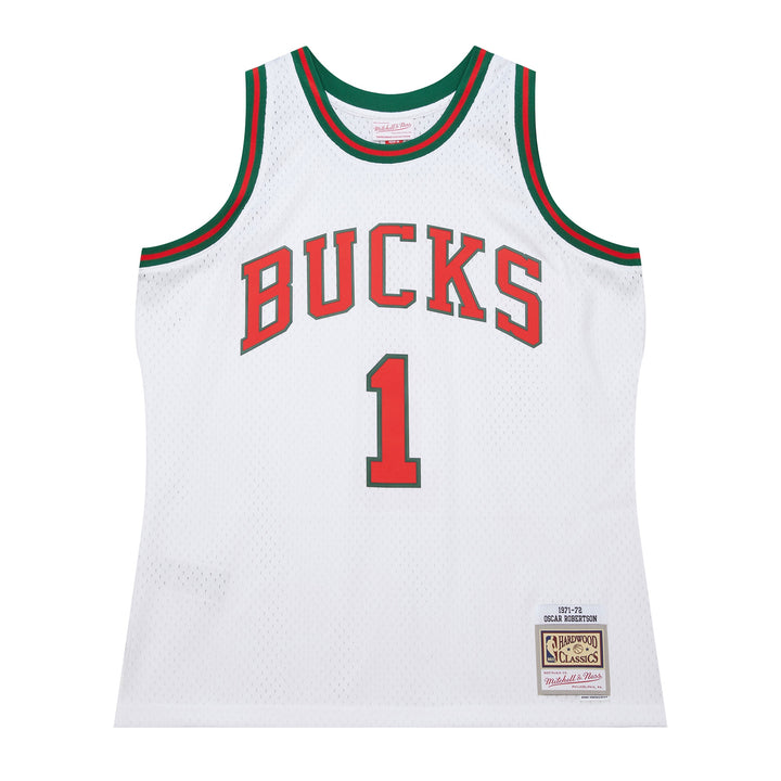 Mitchell &amp; Ness - NBA Swingman Jersey - Milwaukee Bucks - Oscar Robertson - 1971-1972