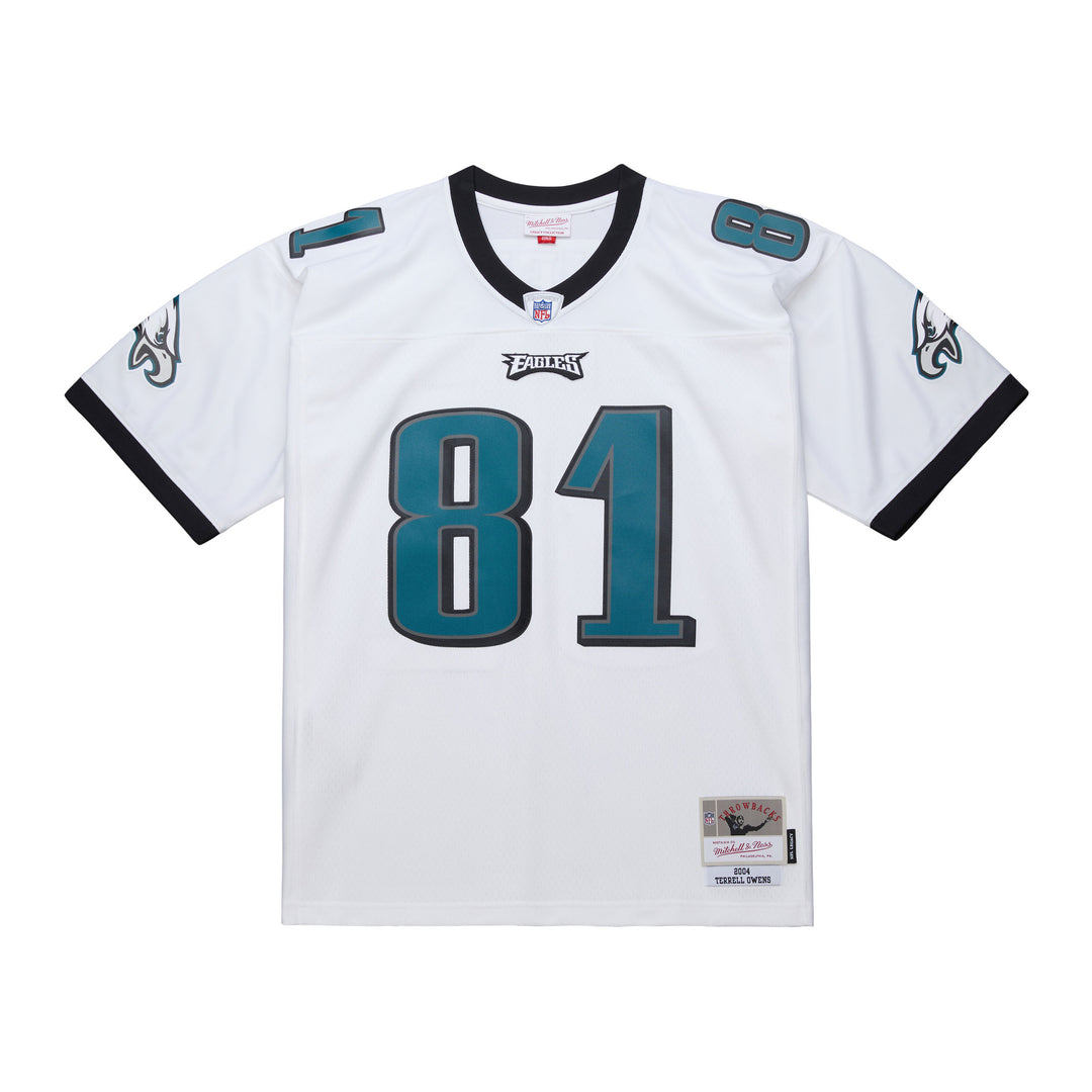 Terrell Owens Philadelphia Eagles 2004 NFL Legacy Jersey Mitchell &amp; Ness White
