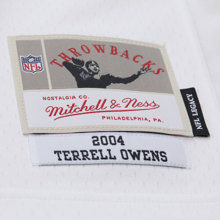 Terrell Owens Philadelphia Eagles 2004 NFL Legacy Jersey Mitchell &amp; Ness White