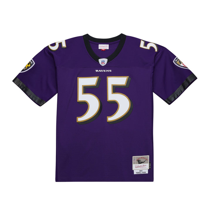 Terrell Suggs Baltimore Ravens 2003 NFL Dark Jersey Mitchell &amp; Ness