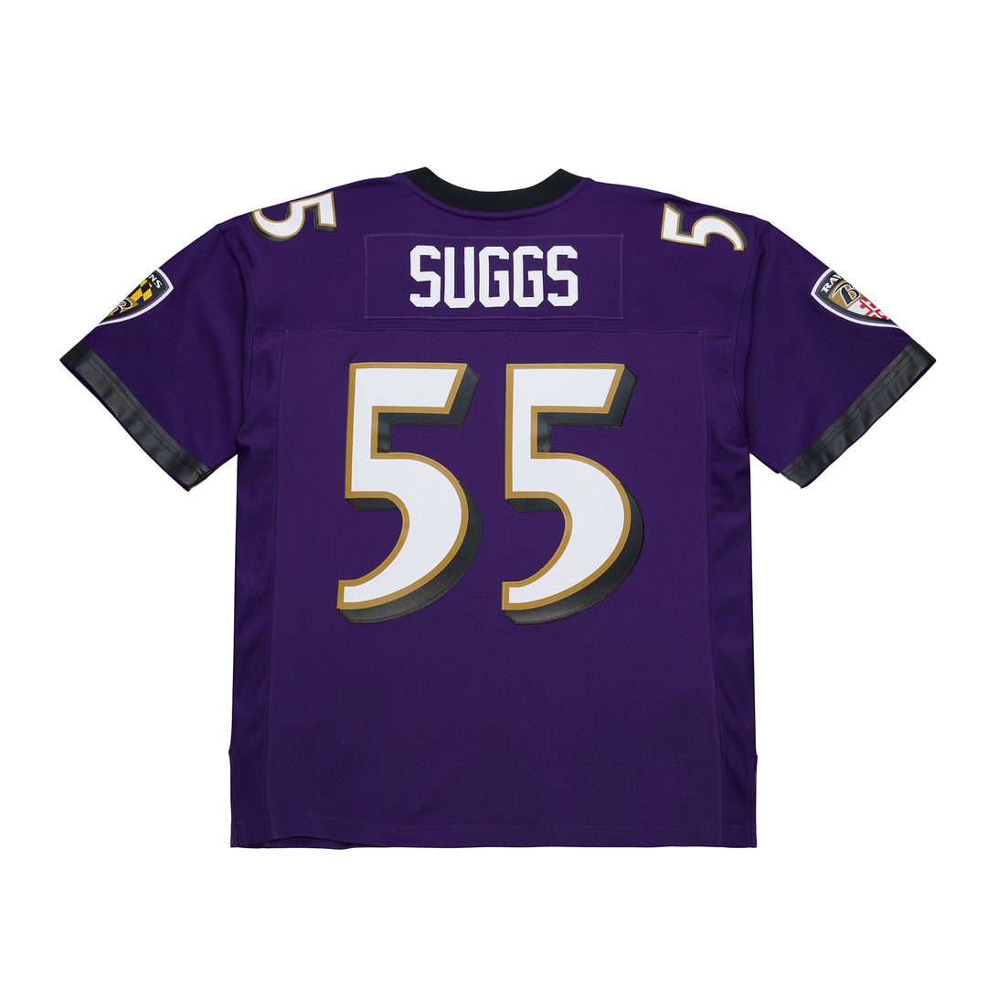 Terrell Suggs Baltimore Ravens 2003 NFL Dark Jersey Mitchell &amp; Ness