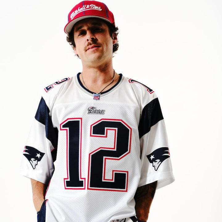 Tom Brady New England Patriots 2000 NFL White Jersey Mitchell &amp; Ness