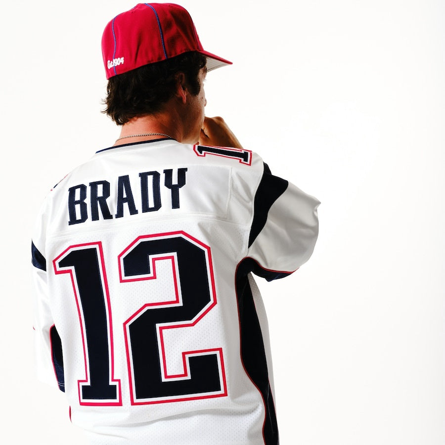 Tom Brady New England Patriots 2000 NFL White Jersey Mitchell &amp; Ness