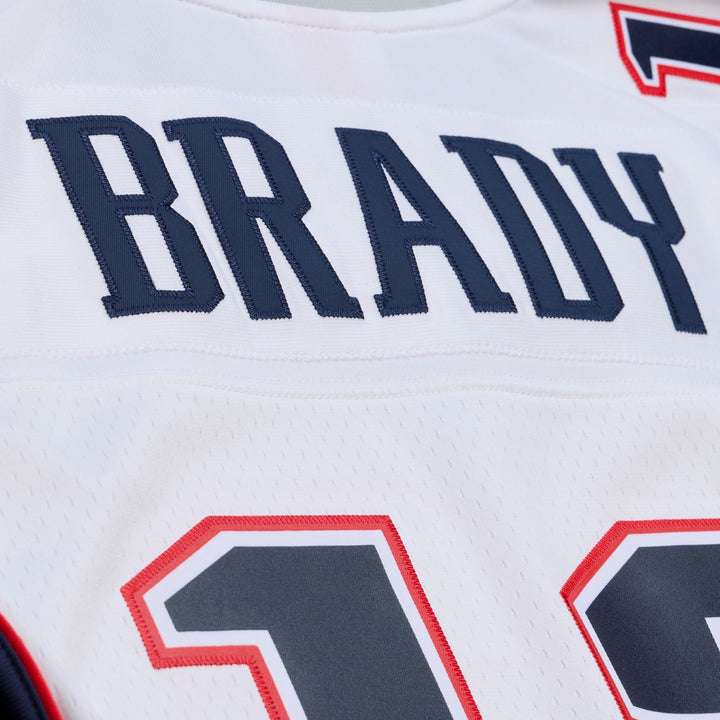 Tom Brady New England Patriots 2000 NFL White Jersey Mitchell &amp; Ness