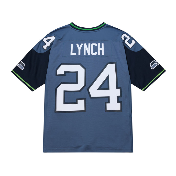 Marshawn Lynch Seattle Seahawks 2010 NFL Legacy Dark Jersey Mitchell &amp; Ness Blue